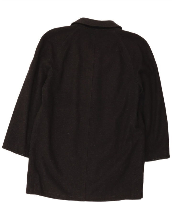 Elite Mens Overcoat IT 50 Large Black New Wool