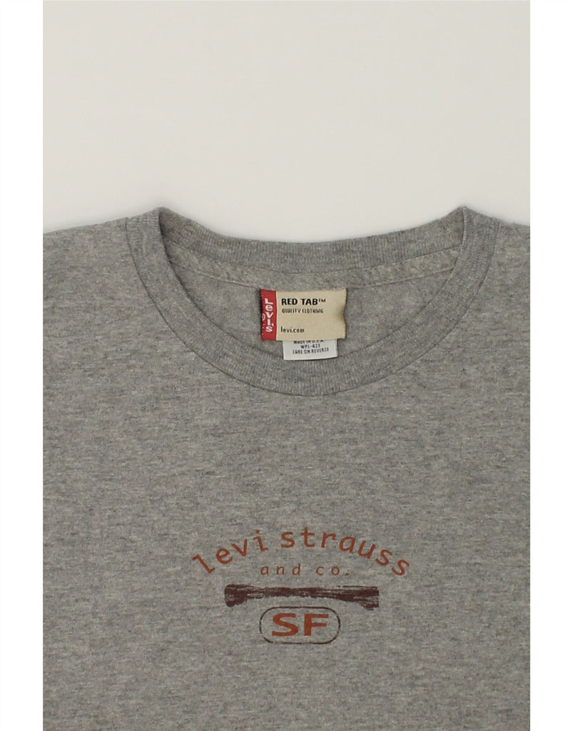 LEVI'S Boys Graphic T-Shirt Top 11-12 Years Medium Grey Cotton | Vintage Levi's | Thrift | Second-Hand Levi's | Used Clothing | Messina Hembry 