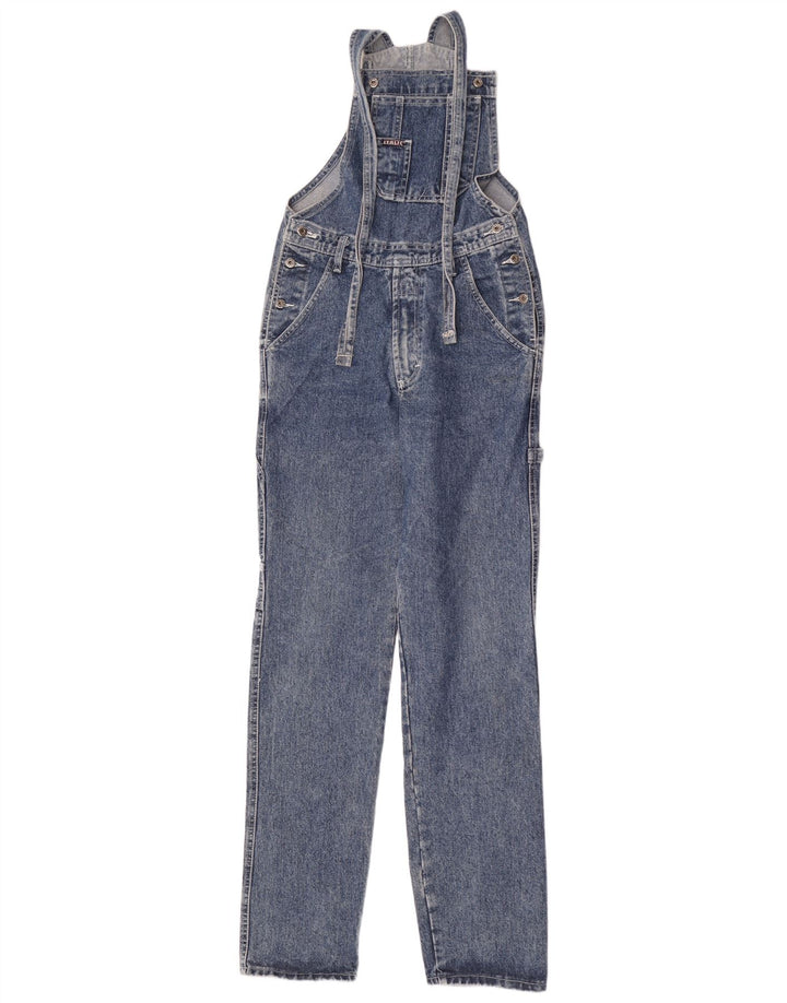 Vintage Womens Dungarees Jeans W29 L33 Blue Cotton