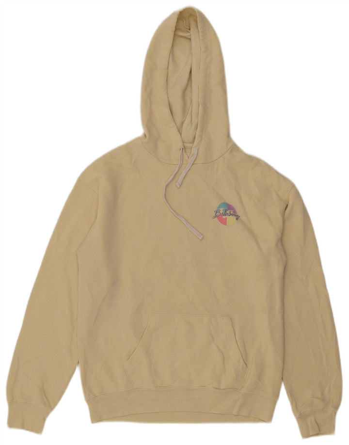 Billabong Mens Graphic Hoodie Jumper Small Yellow