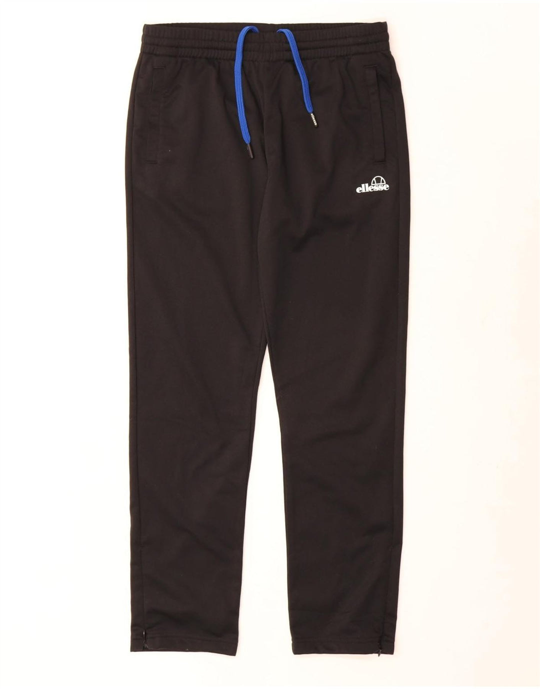 ELLESSE Boys Tracksuit Trousers 13-14 Years  Black Polyester