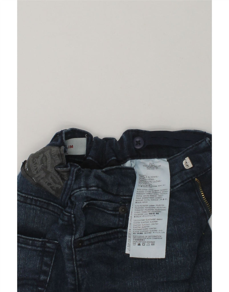 LEVI'S Boys 511 Slim Jeans 7-8 Years W24 L25 Navy Blue Cotton | Vintage Levi's | Thrift | Second-Hand Levi's | Used Clothing | Messina Hembry 