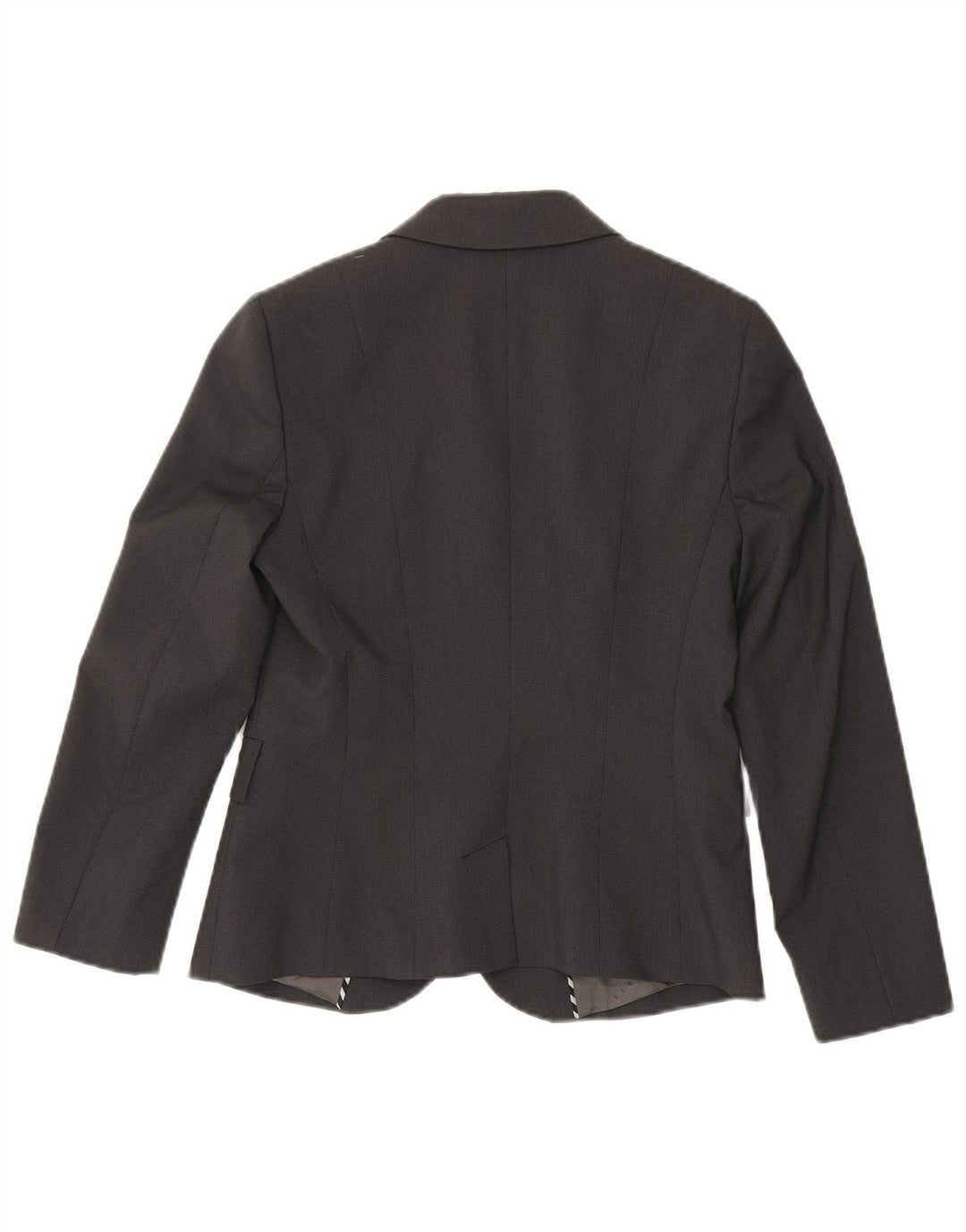 Sisley Womens 2 Button Blazer Jacket IT 42 Medium Grey Polyester