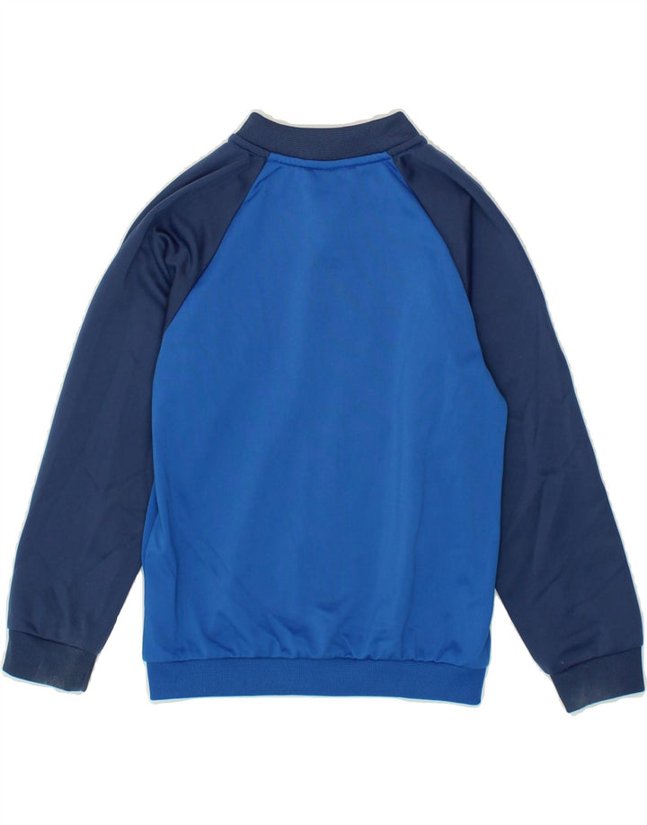 PUMA Girls Graphic Tracksuit Top Jacket 3-4 Years Blue Colourblock Vintage Puma and Second-Hand Puma from Messina Hembry 