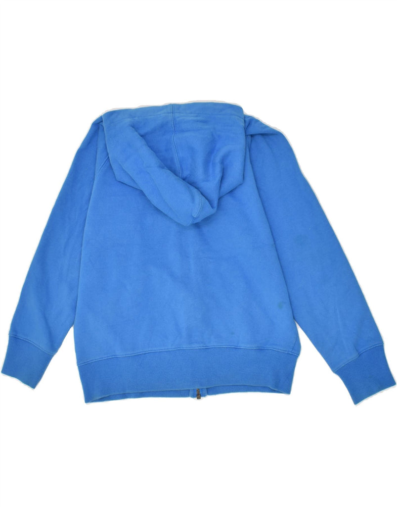 HURLEY Boys Graphic Zip Hoodie Sweater 9-10 Years Medium Blue Cotton | Vintage Hurley | Thrift | Second-Hand Hurley | Used Clothing | Messina Hembry 