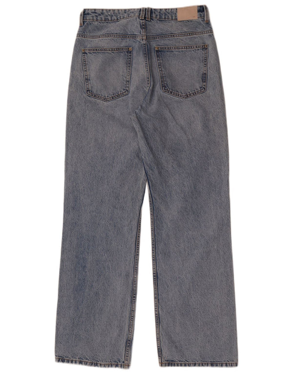 Zara Womens High Waist Straight Jeans EU 38 Small W28 L32 Blue Cotton