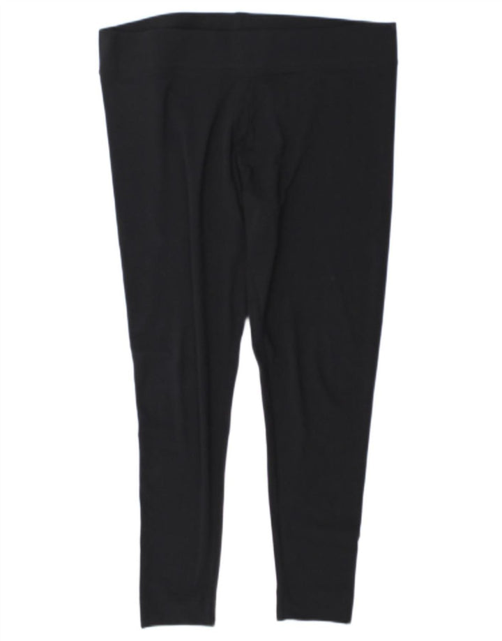 Marks & Spencer Womens Leggings UK 18 XL Black Cotton