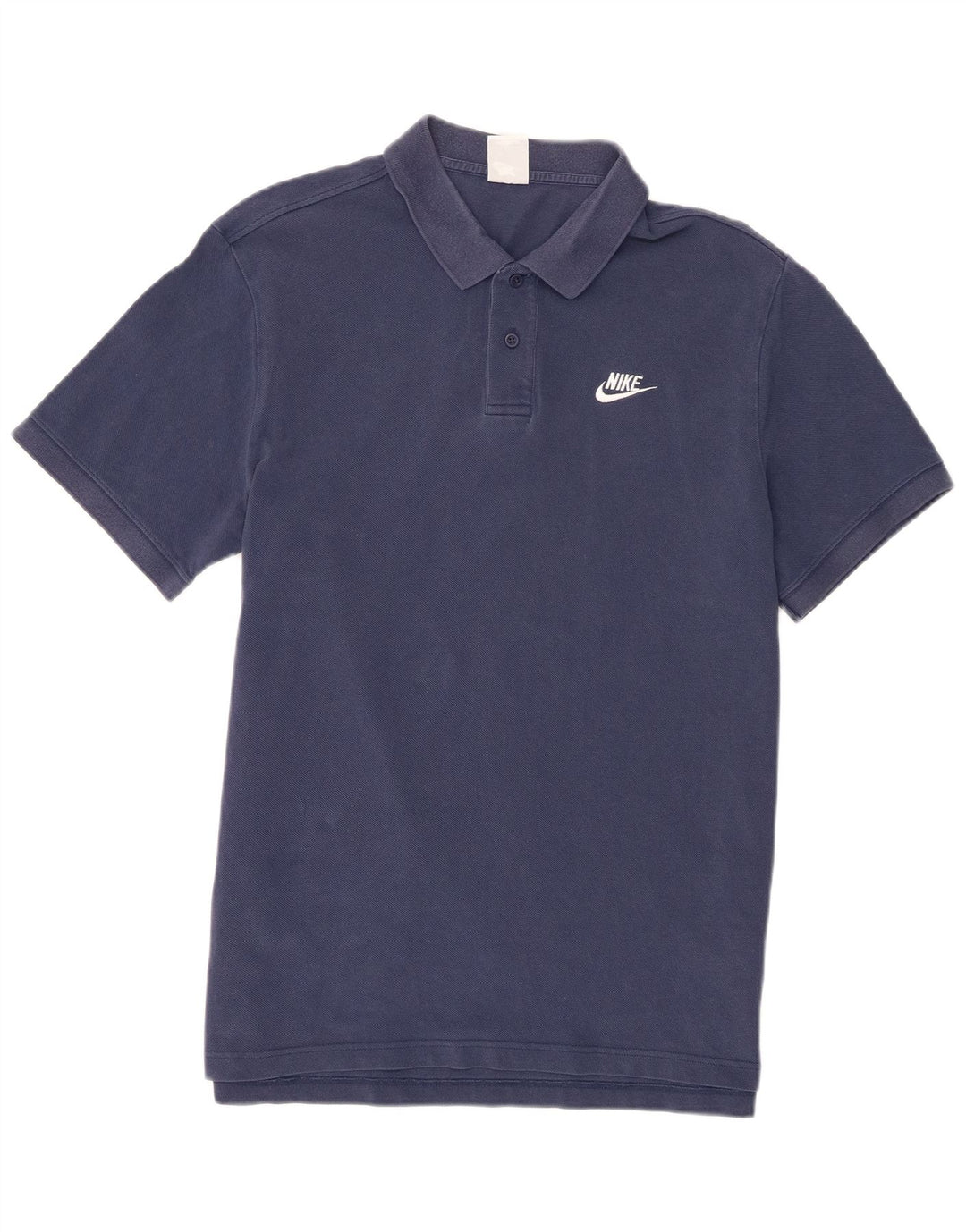 Nike Mens Polo Shirt Large Blue Cotton
