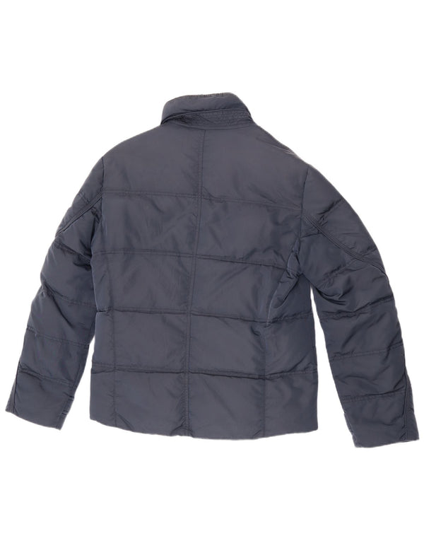 PEUTEREY Mens Padded Jacket UK 36 Small Navy Blue Polyamide