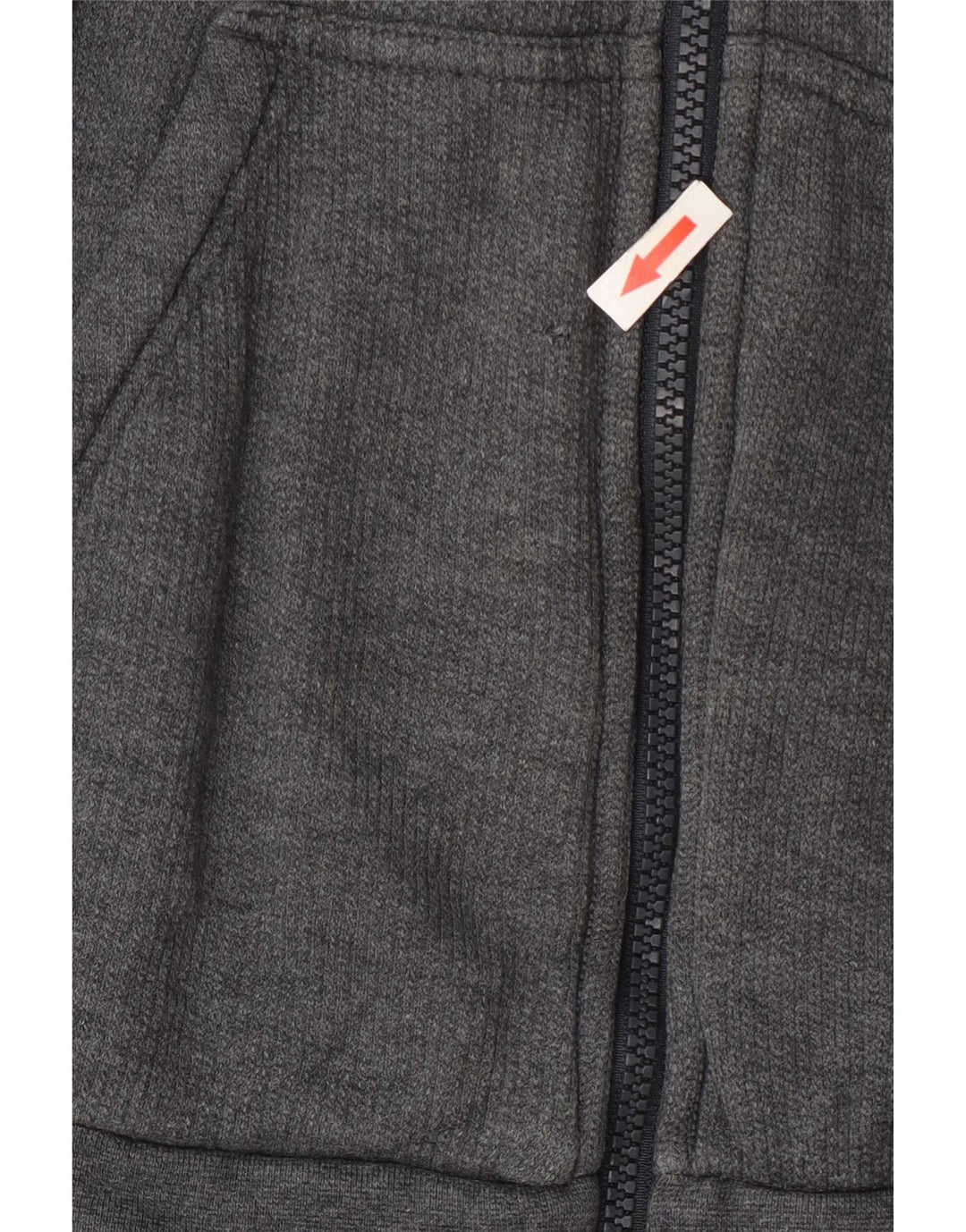 Adidas Mens Zip Hoodie Sweater Medium Grey Cotton