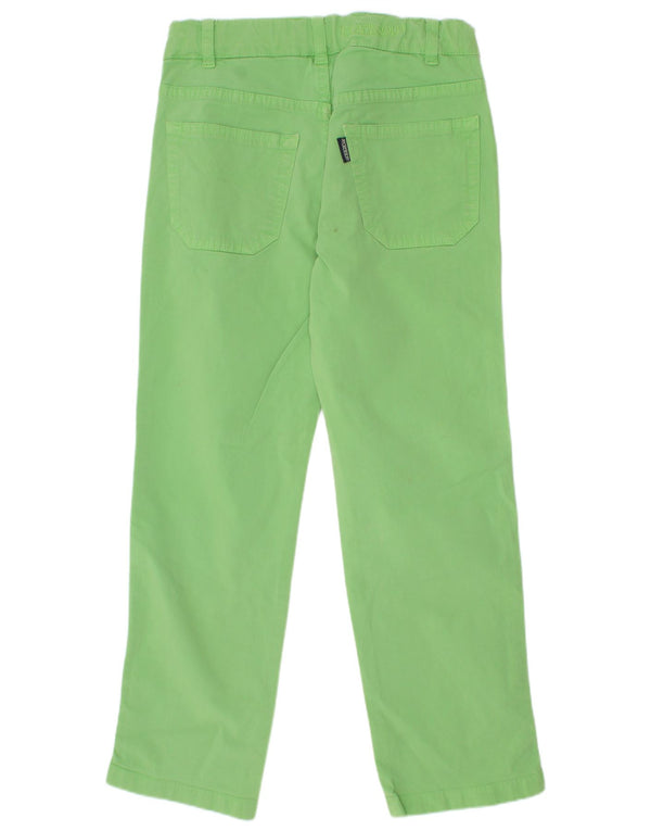 Jeckerson Boys Straight Casual Trousers 5-6 Years W24 L21 Green Cotton