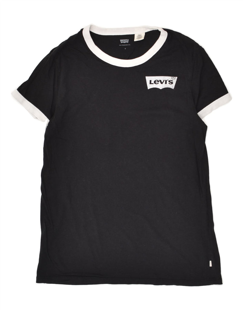 LEVI'S Mens Graphic T-Shirt Top Small Black | Vintage Levi's | Thrift | Second-Hand Levi's | Used Clothing | Messina Hembry 