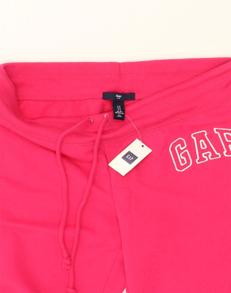 GAP Womens Tracksuit Trousers UK 10 Small Pink Cotton | Vintage Gap | Thrift | Second-Hand Gap | Used Clothing | Messina Hembry 