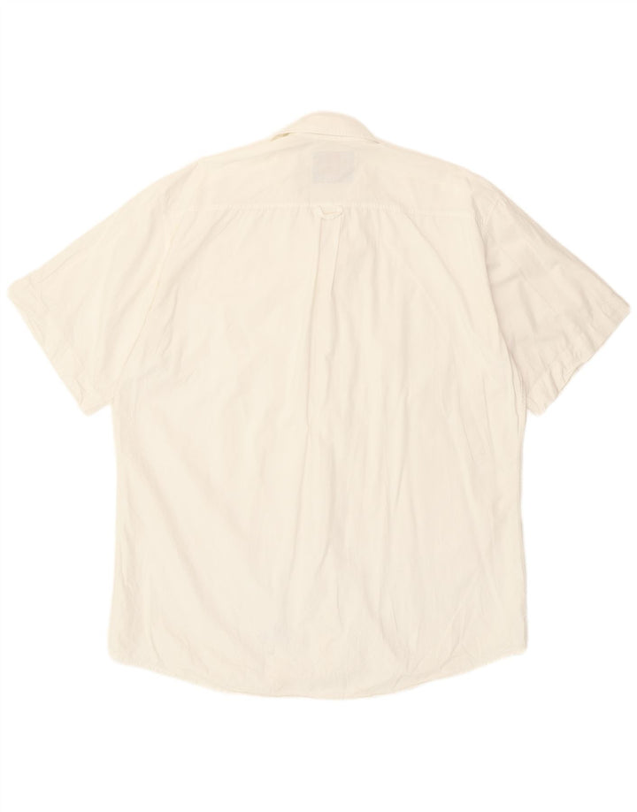 Levi's Mens Short Sleeve Shirt Large White