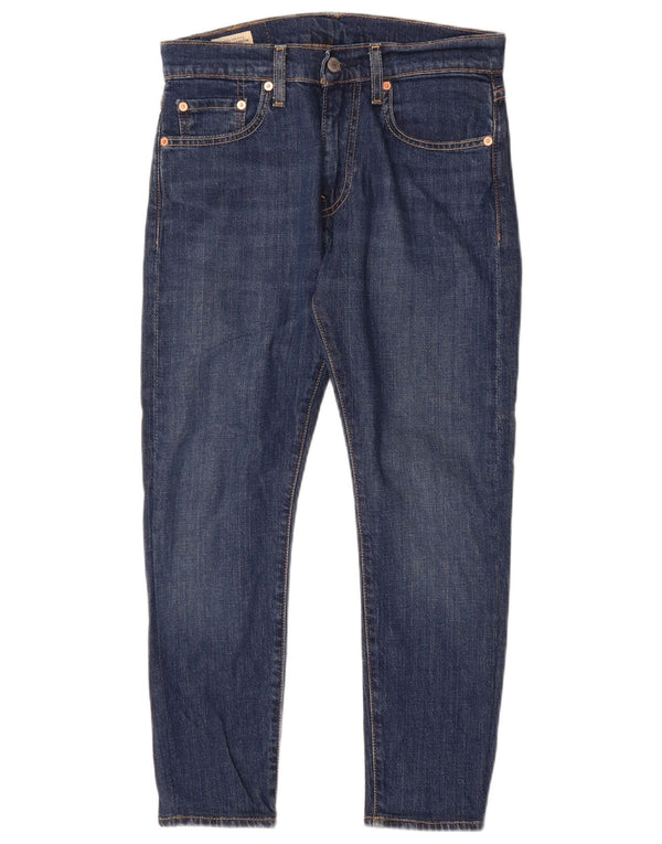Levi's Womens 512 Slim Tapered Jeans W29 L28 Navy Blue Cotton