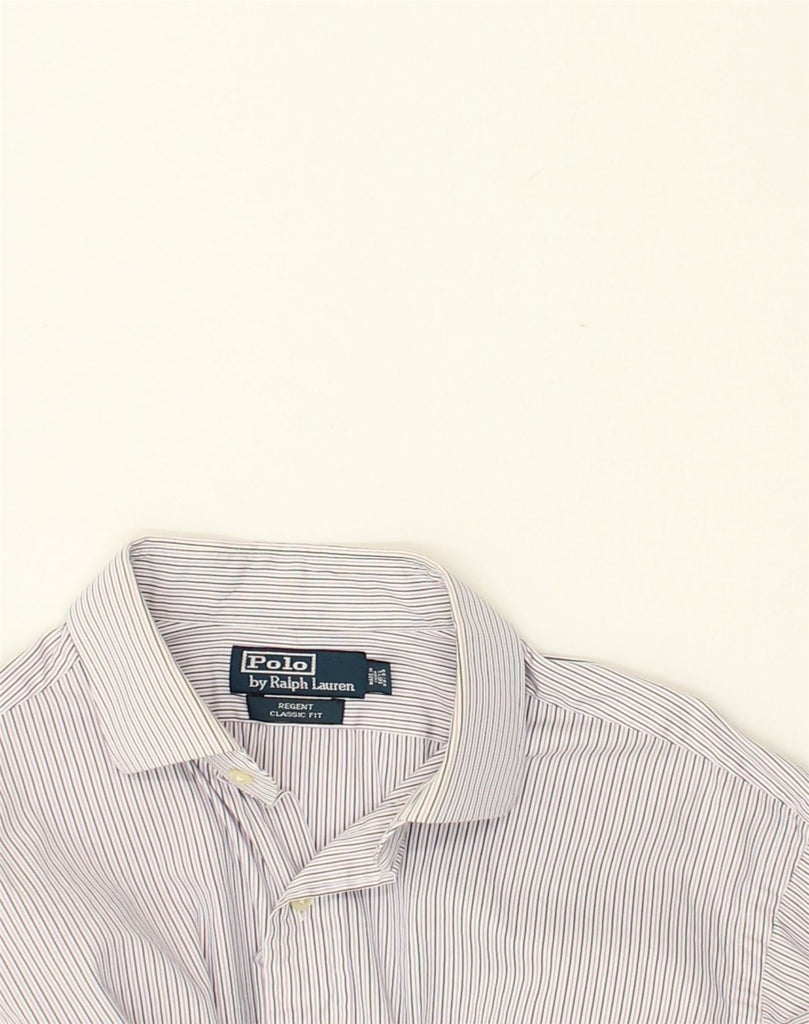 POLO RALPH LAUREN Mens Regent Classic Fit Shirt Size 16 1/2  Large Grey | Vintage Polo Ralph Lauren | Thrift | Second-Hand Polo Ralph Lauren | Used Clothing | Messina Hembry 
