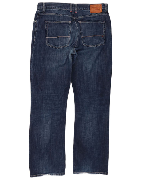 Tommy Hilfiger Mens Straight Jeans W36 L32 Blue Cotton