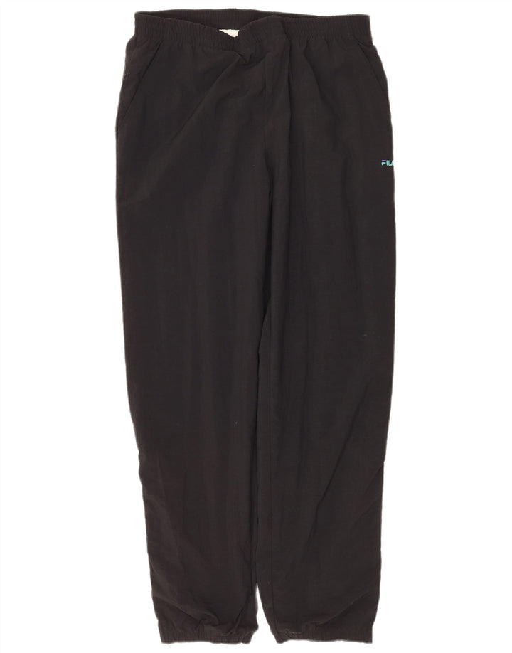 Fila Mens Tracksuit Trousers Joggers IT 54 XL  Black Polyester