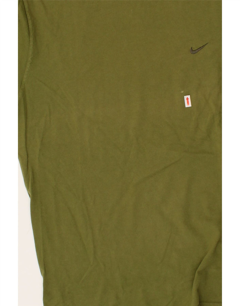 NIKE Mens T-Shirt Top Small Khaki Cotton Vintage Nike and Second-Hand Nike from Messina Hembry 