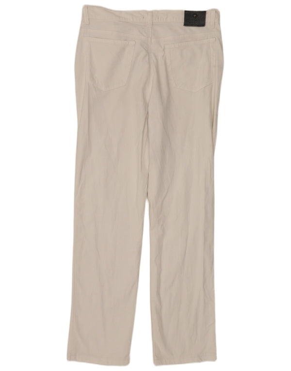 Versace Womens Straight Jeans W32 L29 White Cotton