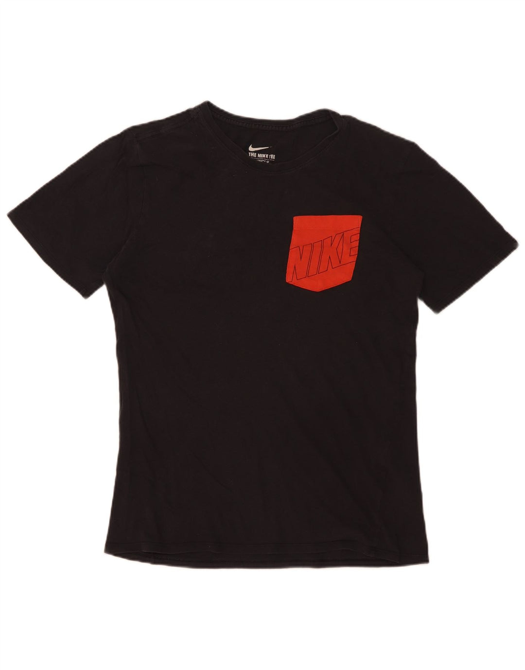 Nike Mens Athletic Cut Graphic T-Shirt Top Small Black Cotton