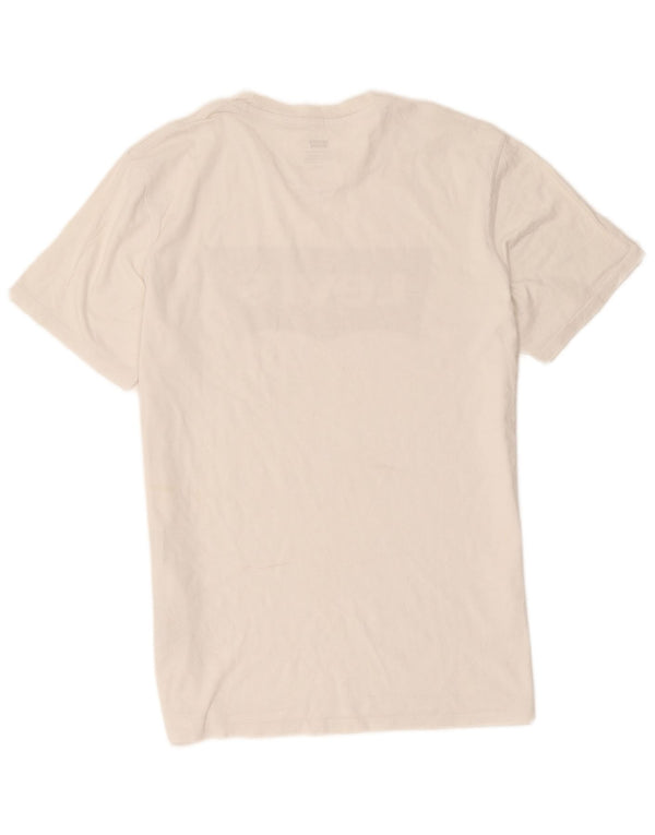 Levi's Mens Graphic T-Shirt Top Large White Cotton