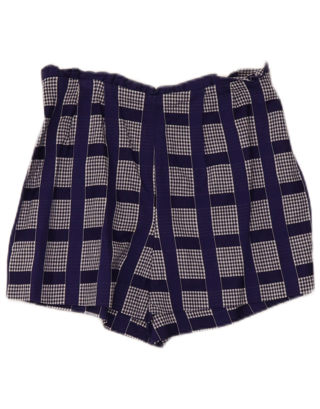 Vintage Womens 2 Piece Set UK 2 2XS Blue Check