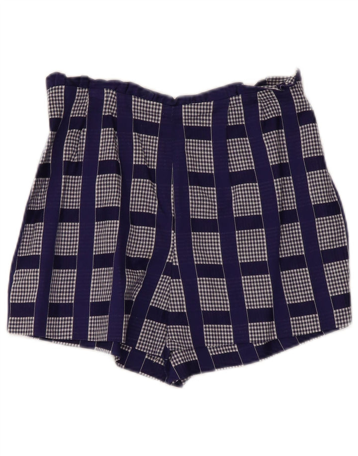 Vintage Womens 2 Piece Set UK 2 2XS Blue Check