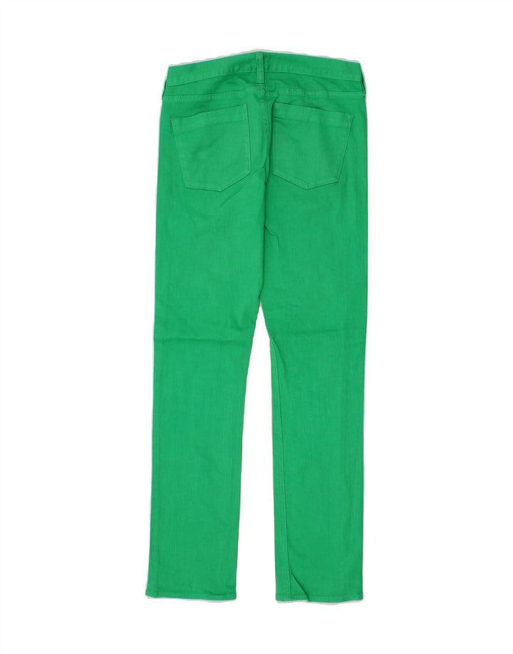 J. CREW Womens Matchstick Slim Jeans W27 L31  Green Cotton Vintage J. Crew and Second-Hand J. Crew from Messina Hembry 