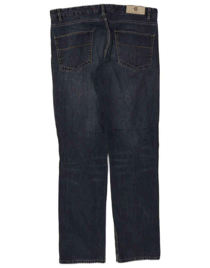 Cerruti 1881 Mens Straight Jeans W34 L30 Navy Blue