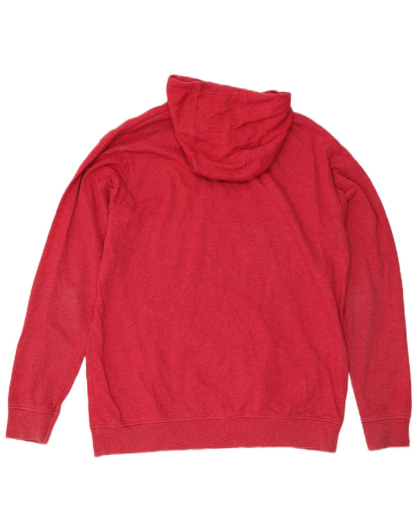 Mountain Warehouse Womens Hoodie Jumper UK 14 Large Pink Cotton