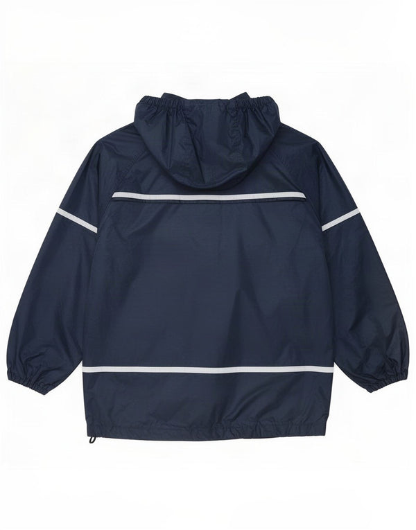 Dickies Boys Hooded Rain Jacket 11-12 Years Navy Blue Polyester