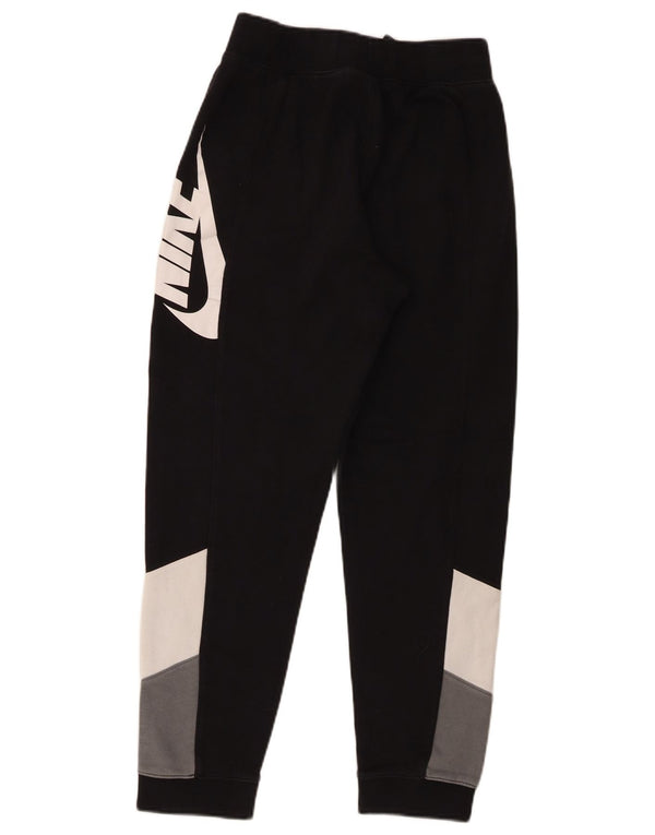 Nike Boys Graphic Tracksuit Trousers Joggers 13-14 Years XL Black