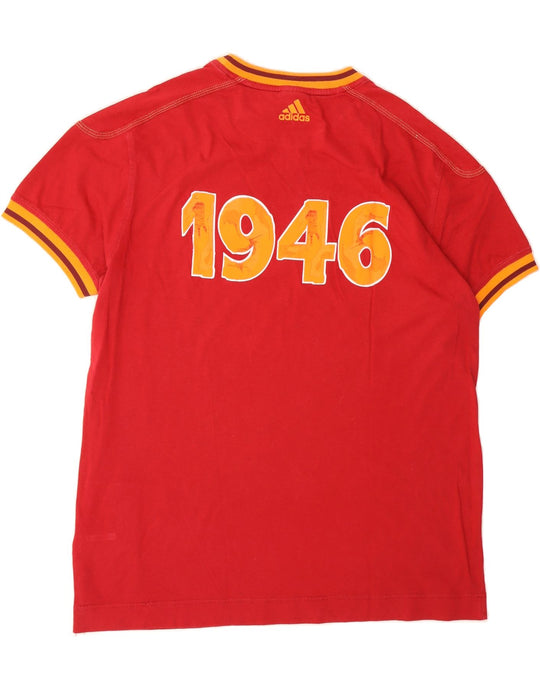 ADIDAS Mens NBA Graphic T-Shirt Top XL Red Cotton | Vintage