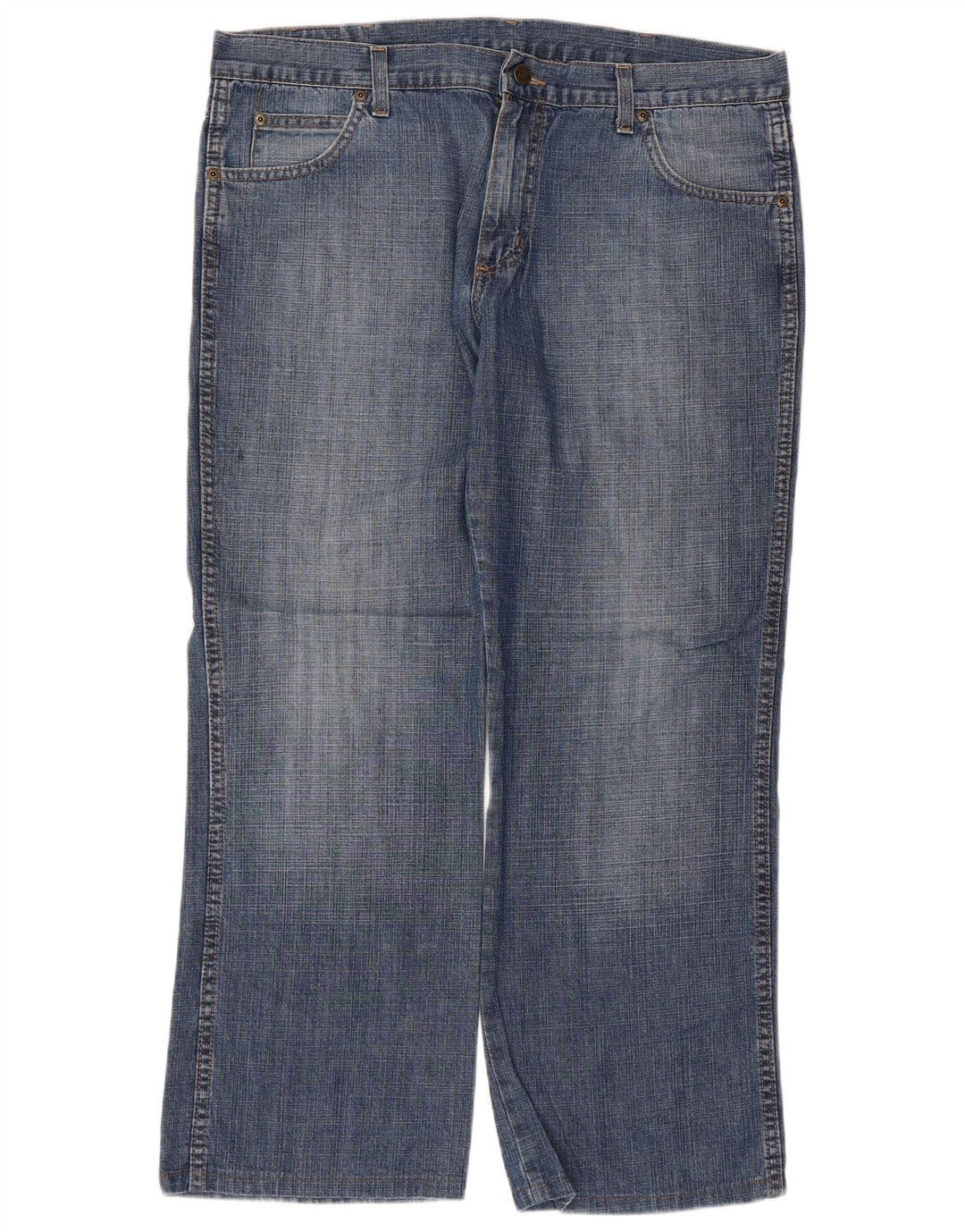 Wrangler Mens Bootcut Jeans W36 L30 Blue Cotton