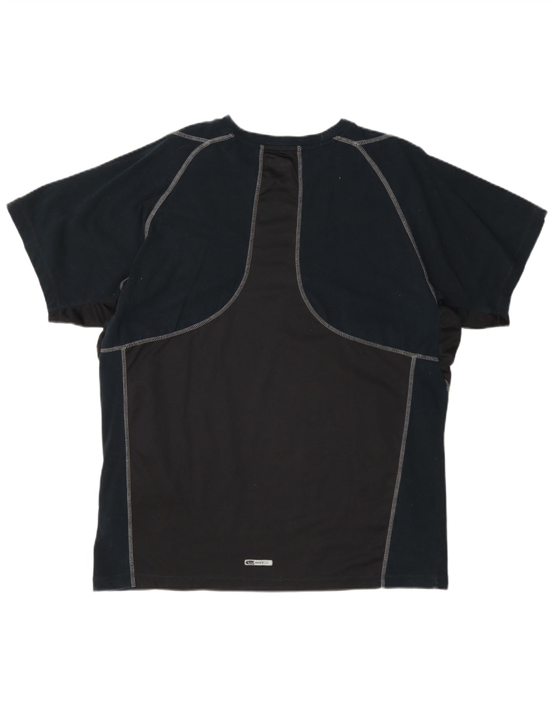Puma Mens T-Shirt Top XL Navy Blue Colourblock