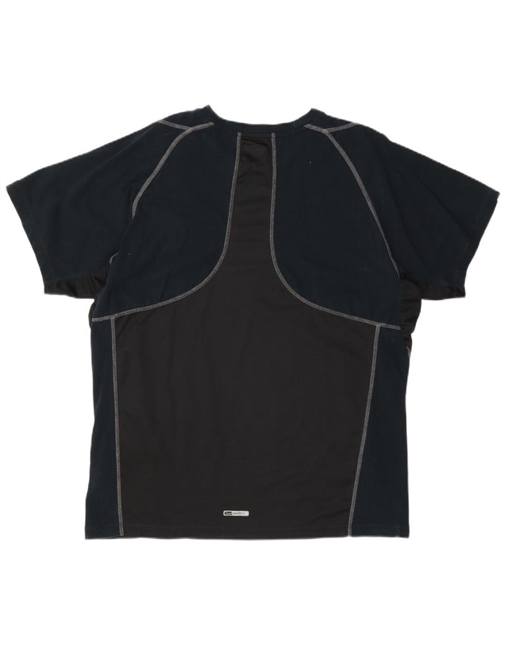 Puma Mens T-Shirt Top XL Navy Blue Colourblock