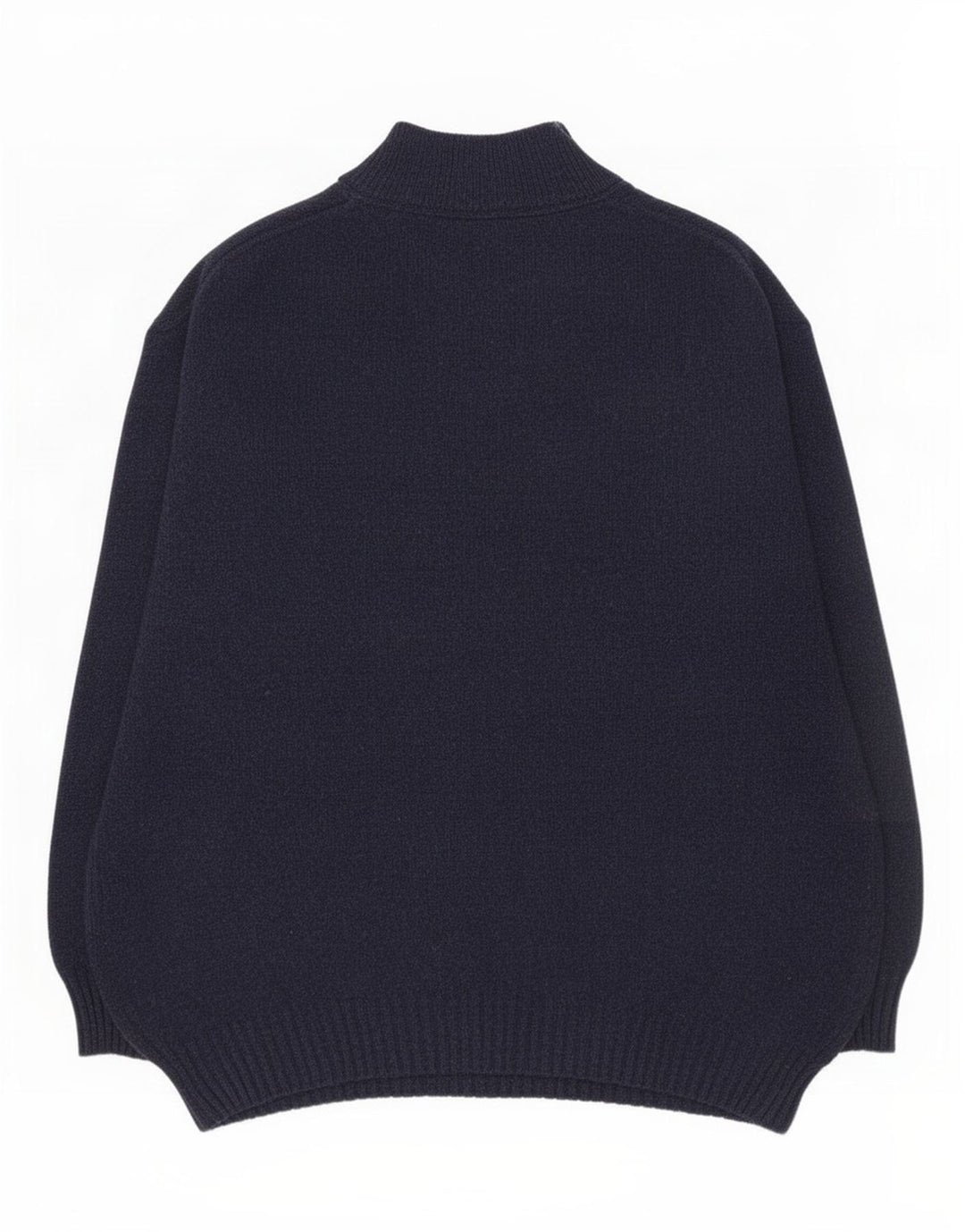 Murphy & Nye Mens Zip Neck Jumper Sweater 2XL Navy Blue Wool