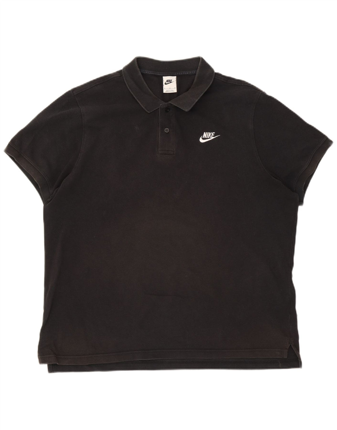 Nike Mens Polo Shirt XL Black Cotton