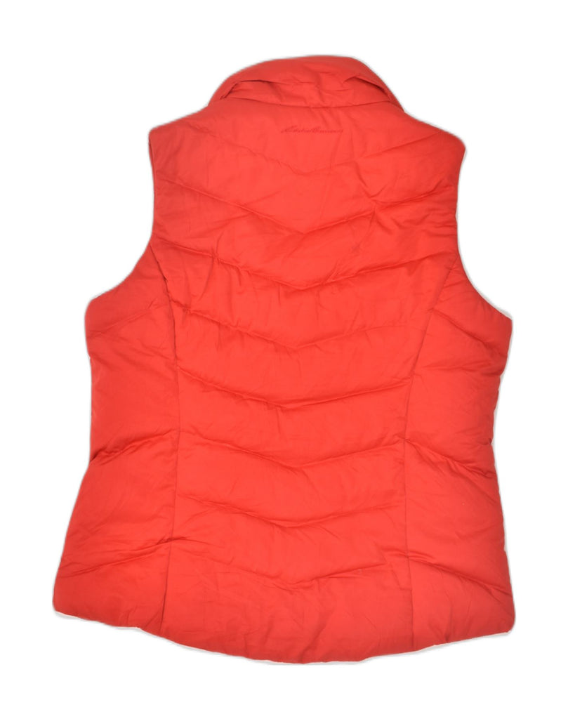 EDDIE BAUER Womens Padded Gilet UK 14 Medium Red Polyester | Vintage Eddie Bauer | Thrift | Second-Hand Eddie Bauer | Used Clothing | Messina Hembry 