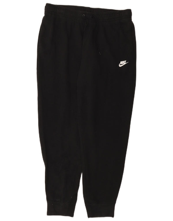 Nike Mens Tracksuit Trousers Joggers Large Black Cotton