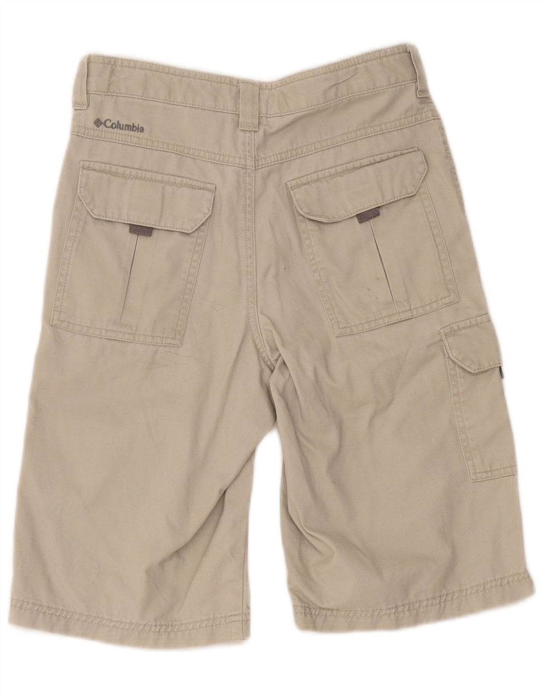 Columbia Boys Cargo Shorts 15-16 Years W30 Beige Cotton