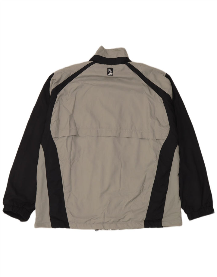 Lotto Mens Tracksuit Top Jacket 3XL Grey Colourblock Polyester