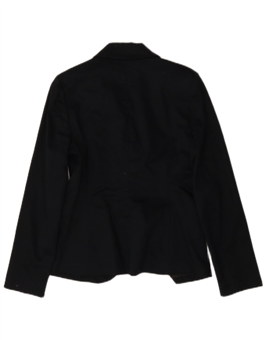 Gap Womens 1 Button Blazer Jacket US 6 Medium Navy Blue Cotton