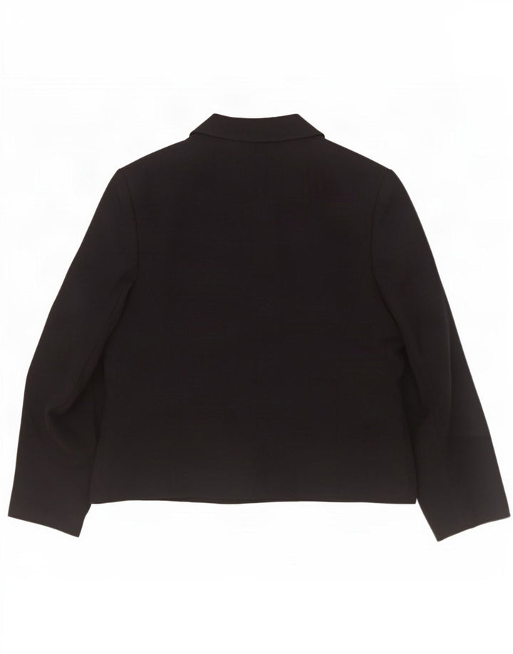 Marks & Spencer Womens St. Michael 4 Button Blazer Jacket UK 16 Large Black