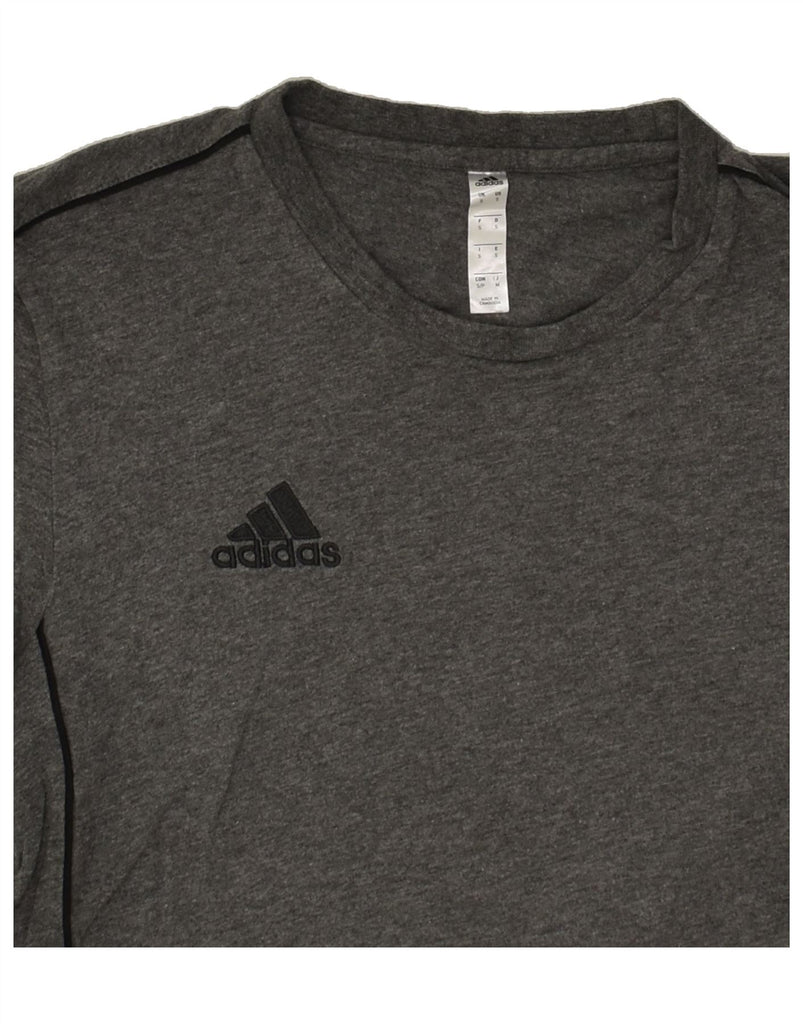 ADIDAS Mens T-Shirt Top Small Grey Cotton | Vintage Adidas | Thrift | Second-Hand Adidas | Used Clothing | Messina Hembry 