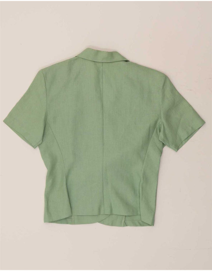 Cacharel Womens Double Breasted 2 Piece Skirt Set IT 44 Medium W28 Green