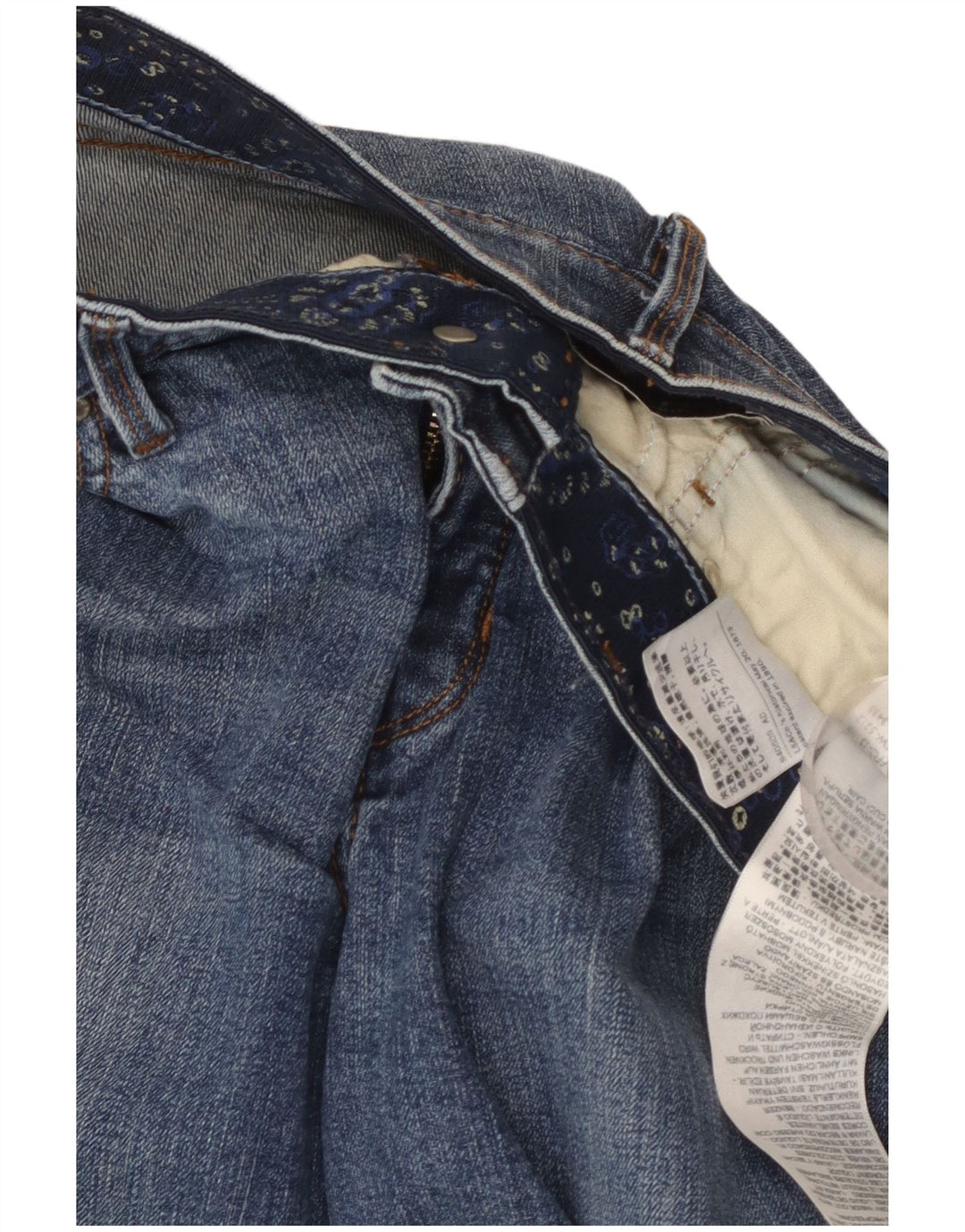 Levi's Womens 525 Straight Jeans W30 L32  Blue Cotton