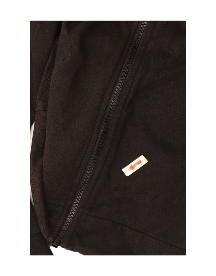 Puma Womens Zip Hoodie Sweater UK 14 Medium Grey Cotton