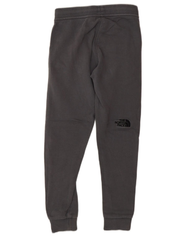 The North Face Boys Tracksuit Trousers Joggers 7-8 Years Small  Grey Cotton